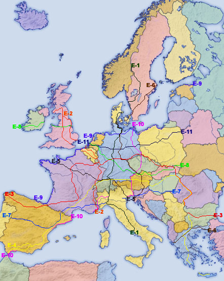 Европейская сеть пешеходных троп